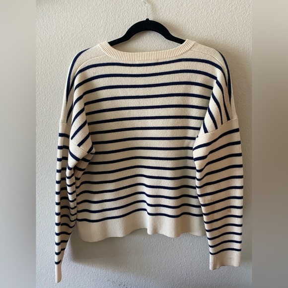 Large striped Madewell sweater - Picture 2 of 2